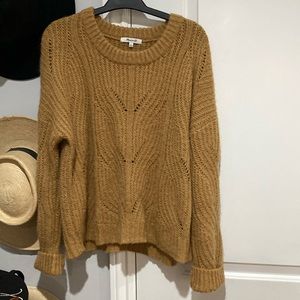 Madewell Camel Crew Neck Sweater